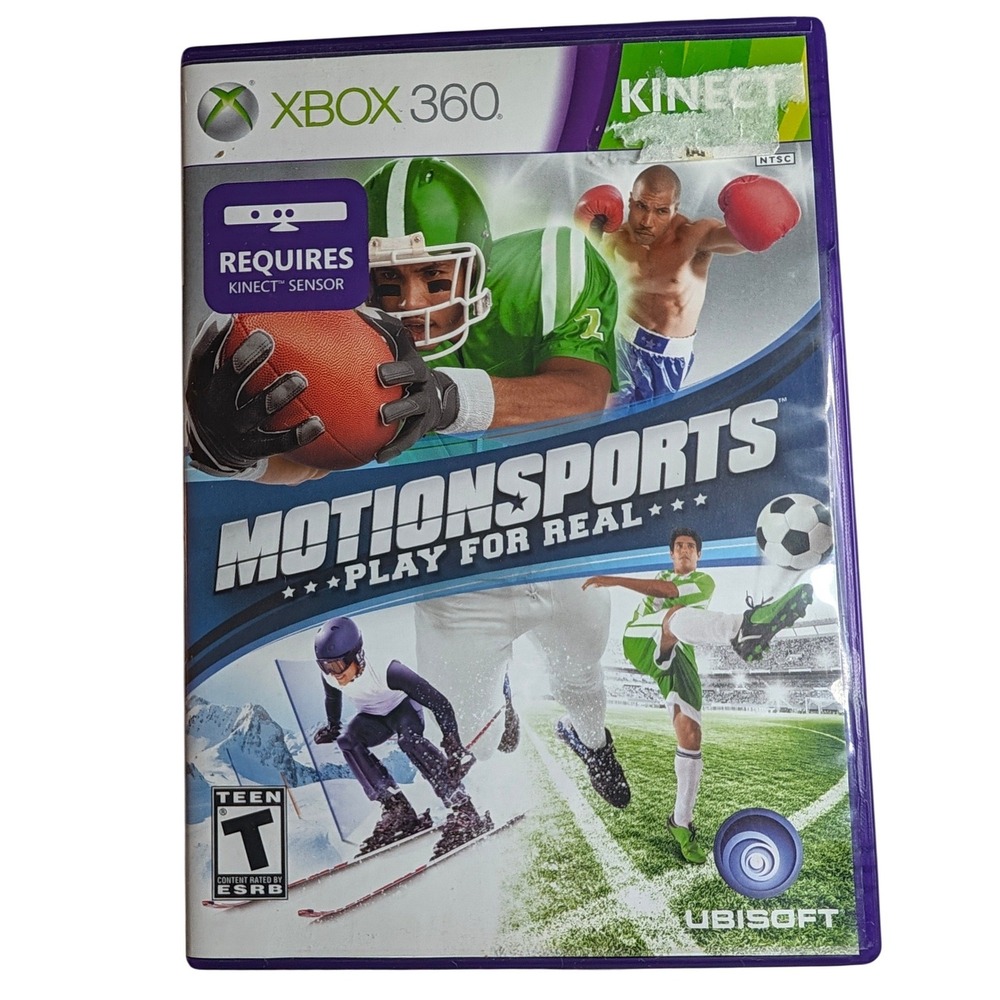 MotionSports Play For Real Xbox 360 Kinect Ubisoft Sport Game Football Soccer